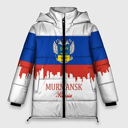 Куртка зимняя женская Murmansk: Russia, цвет: 3D-красный