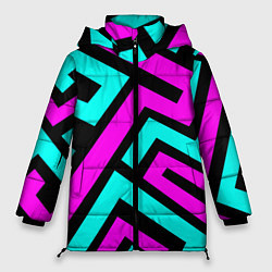 Женская зимняя куртка Maze: Violet & Turquoise