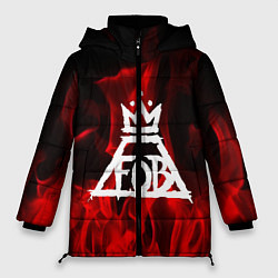 Куртка зимняя женская Fall Out Boy: Red Flame, цвет: 3D-черный