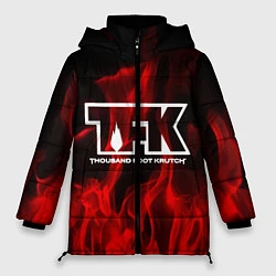 Куртка зимняя женская Thousand Foot Krutch: Red Flame, цвет: 3D-красный