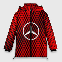 Куртка зимняя женская Mercedes: Red Carbon, цвет: 3D-черный
