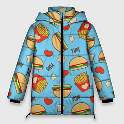 Женская зимняя куртка Yum Fast Food