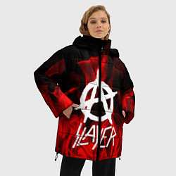 Куртка зимняя женская Slayer Flame, цвет: 3D-черный — фото 2