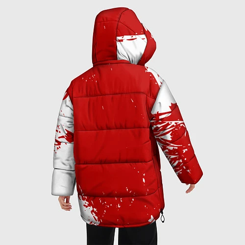 Женская зимняя куртка Eat Sleep JDM: Red Style / 3D-Черный – фото 4