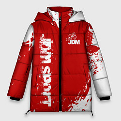 Женская зимняя куртка Eat Sleep JDM: Red Style