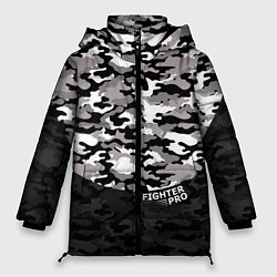 Куртка зимняя женская Fighter PRO, цвет: 3D-черный