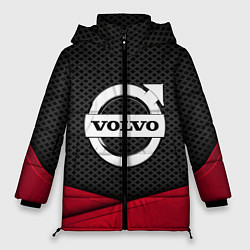 Куртка зимняя женская Volvo: Grey Carbon, цвет: 3D-черный