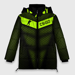 Куртка зимняя женская CS:GO Carbon Form, цвет: 3D-светло-серый