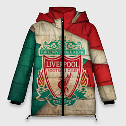 Куртка зимняя женская FC Liverpool: Old Style, цвет: 3D-светло-серый