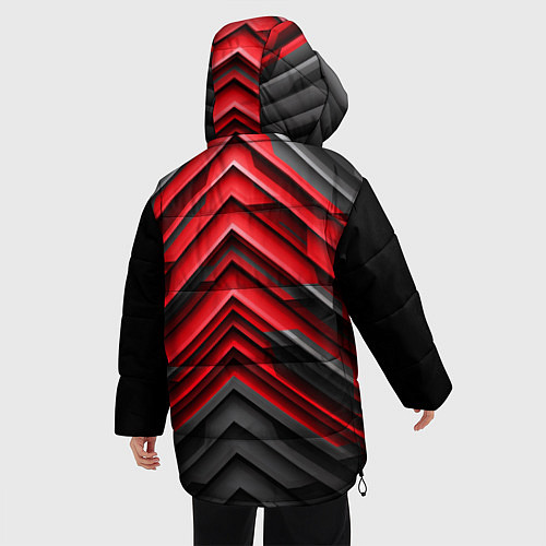 Женская зимняя куртка Citroen: Red sport / 3D-Черный – фото 4