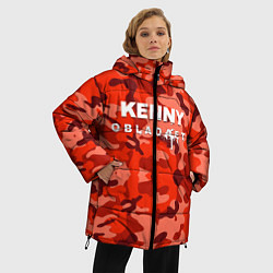 Куртка зимняя женская Kenny: Obladaet Camo, цвет: 3D-красный — фото 2