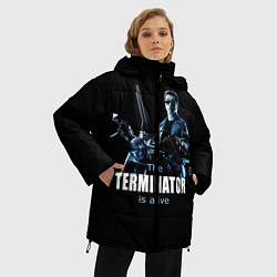 Куртка зимняя женская Terminator: Is alive, цвет: 3D-черный — фото 2