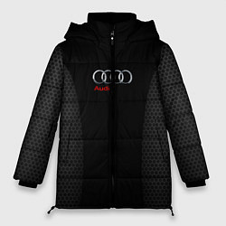 Куртка зимняя женская Audi Carbon, цвет: 3D-черный