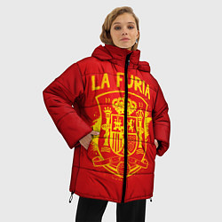 Куртка зимняя женская La Furia, цвет: 3D-черный — фото 2