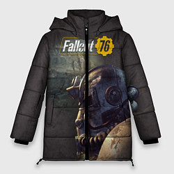 Куртка зимняя женская Fallout 76, цвет: 3D-черный