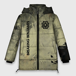 Куртка зимняя женская Breaking Benjamin, цвет: 3D-черный