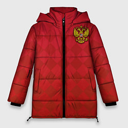 Куртка зимняя женская Форма сборной России, цвет: 3D-красный