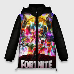 Куртка зимняя женская Fortnite: Battle Royale, цвет: 3D-черный