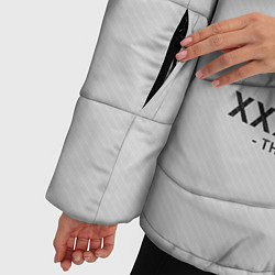 Куртка зимняя женская XXXTentacion RIP, цвет: 3D-светло-серый — фото 2