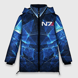Женская зимняя куртка Mass Effect: Blue Armor N7
