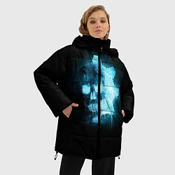 Куртка зимняя женская Gears of War: Death Shadow, цвет: 3D-светло-серый — фото 2