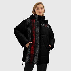 Куртка зимняя женская God of War: Black Style, цвет: 3D-черный — фото 2