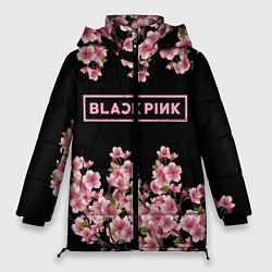 Женская зимняя куртка Black Pink: Delicate Sakura