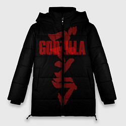Женская зимняя куртка Godzilla: Hieroglyphs