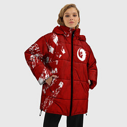 Куртка зимняя женская Godzilla: Red Japan, цвет: 3D-черный — фото 2