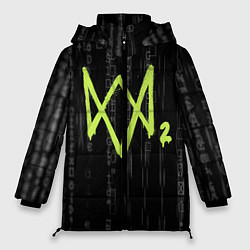 Женская зимняя куртка Watch Dogs 2: Binary Code