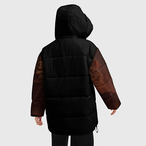 Женская зимняя куртка DOOM: Eternal / 3D-Черный – фото 4