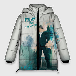 Куртка зимняя женская Brendon Urie, цвет: 3D-черный