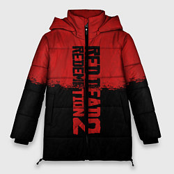 Куртка зимняя женская RDD 2: Red & Black, цвет: 3D-красный