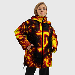 Куртка зимняя женская DOOM: The Crucible, цвет: 3D-красный — фото 2