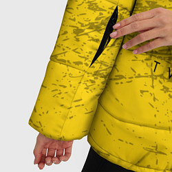Куртка зимняя женская 21 Pilots: Yellow Grunge, цвет: 3D-черный — фото 2