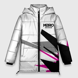 Куртка зимняя женская Metro Exodus: White Style, цвет: 3D-черный