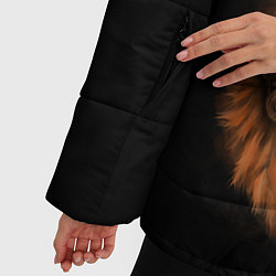 Куртка зимняя женская Королевский лис, цвет: 3D-светло-серый — фото 2