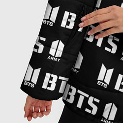 Куртка зимняя женская BTS: Black Army, цвет: 3D-черный — фото 2