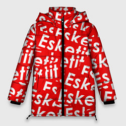 Куртка зимняя женская Esketit Pattern, цвет: 3D-черный