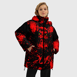 Куртка зимняя женская Адский кабан 2019, цвет: 3D-черный — фото 2