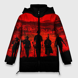 Куртка зимняя женская RDR 2: Sunset, цвет: 3D-красный