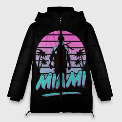 Куртка зимняя женская Майами, цвет: 3D-черный