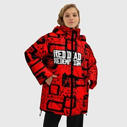 Куртка зимняя женская Red Dead Redemption 2, цвет: 3D-черный — фото 2