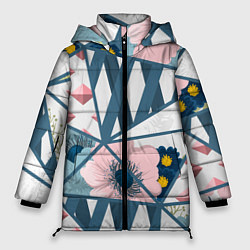Женская зимняя куртка Нежная геометрия