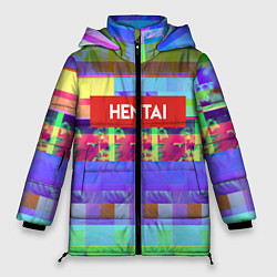 Куртка зимняя женская Hentai TV, цвет: 3D-черный