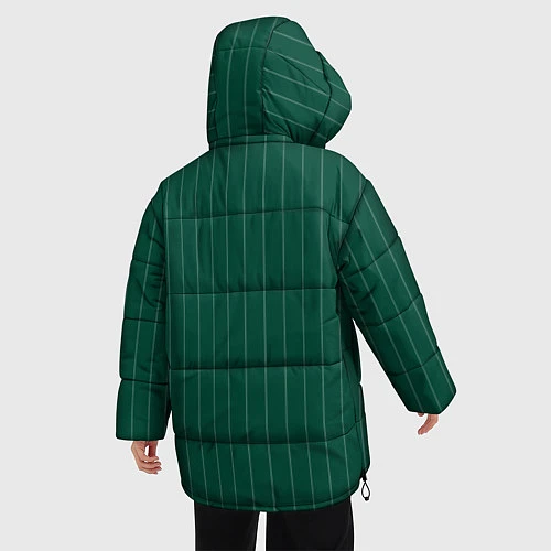 Женская зимняя куртка AC Milan: Green Form / 3D-Черный – фото 4