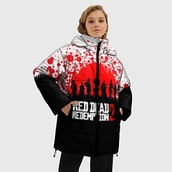 Куртка зимняя женская RDR 2: Red Blood, цвет: 3D-черный — фото 2
