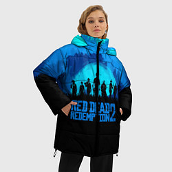 Куртка зимняя женская RDR 2: Blue Style, цвет: 3D-черный — фото 2