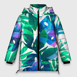 Женская зимняя куртка Зеленые тропики