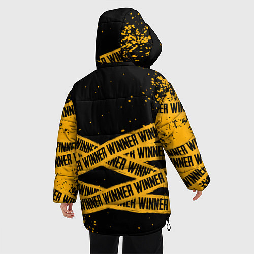 Женская зимняя куртка PUBG: Only Winner / 3D-Черный – фото 4